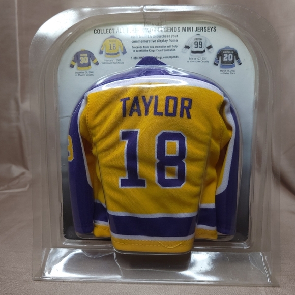 Dave Taylor Los Angeles Kings Legends Mini Jersey - Picture 4 of 7